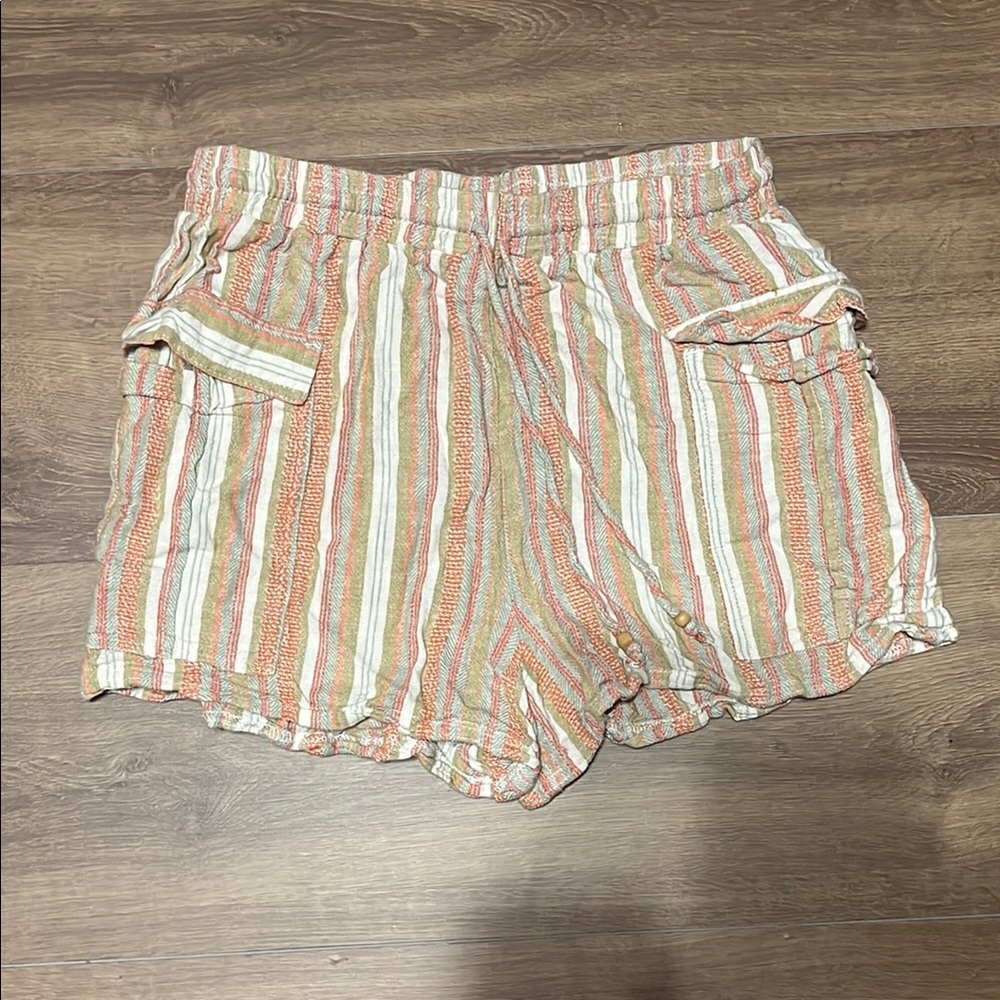 Indigo Rein Red and Green Cargo Shorts